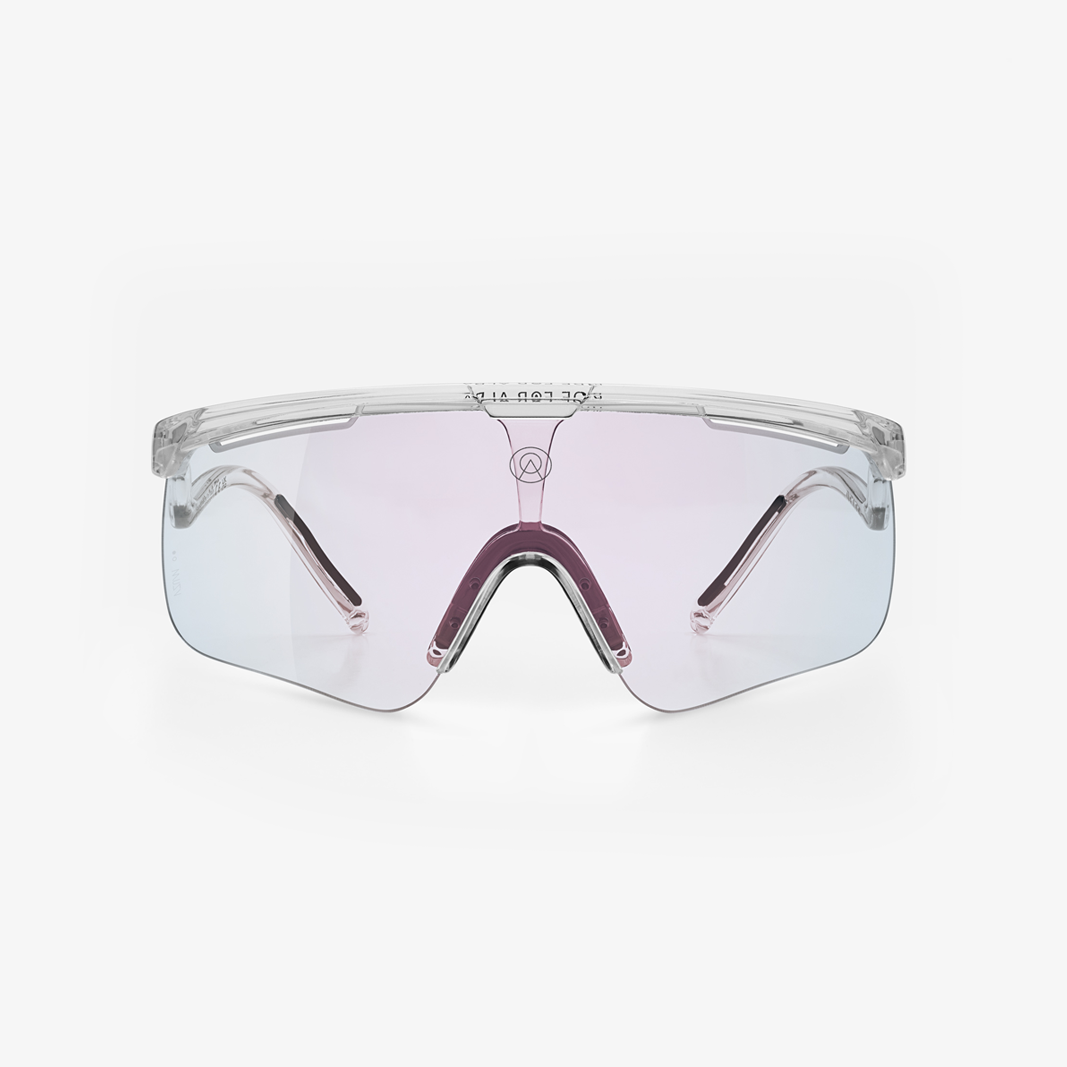 Alba Optics Delta Crystal Glossy / VZUM™ F-Lens Fire Photochromic face