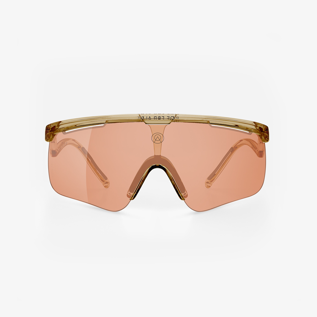 Alba Optics Delta Smoke Glossy / VZUM™ SALMON face