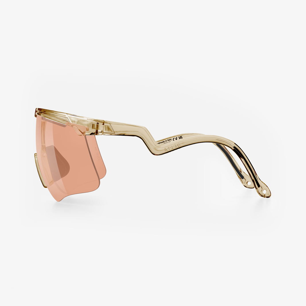 Alba Optics Delta Smoke Glossy / VZUM™ SALMON side