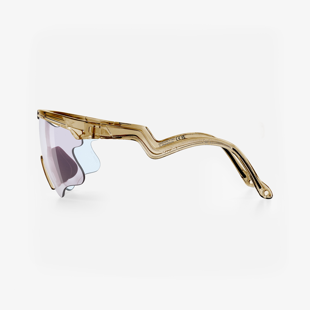 Alba Optics Delta LEI Smoke Glossy / VZUM™ F-Lens Fire Photochromic side