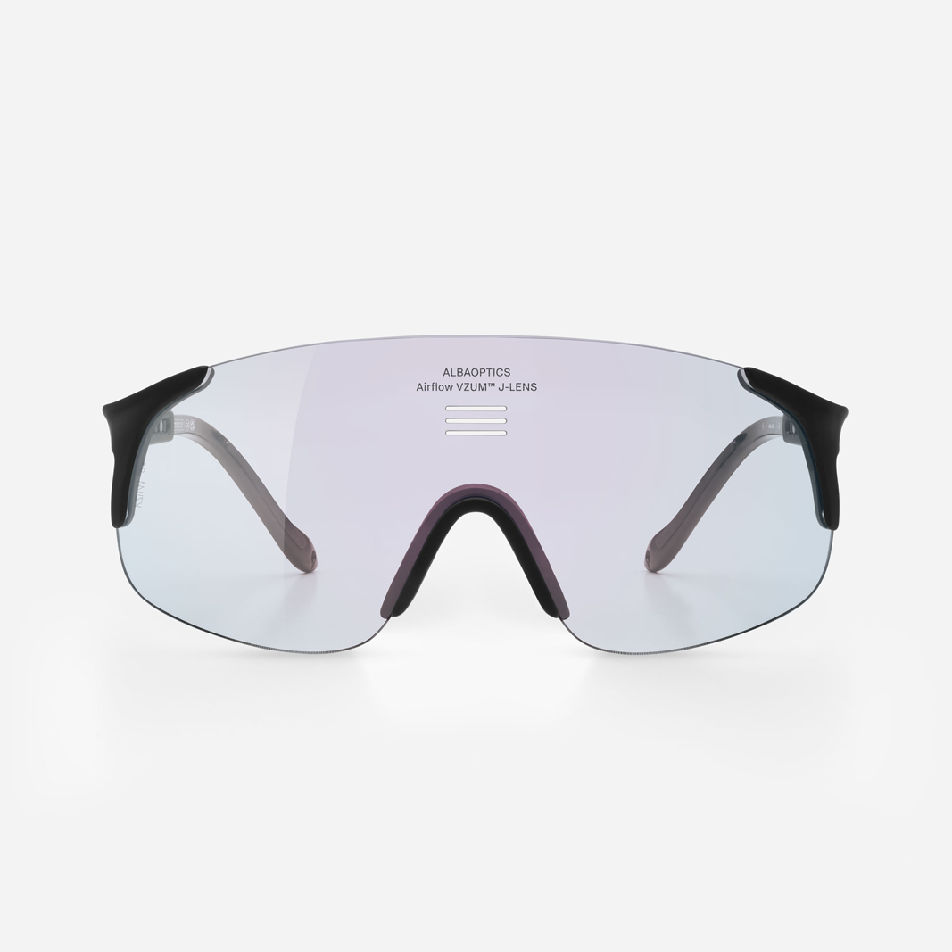 Alba Optics Jumbo Black / VZUM™ F-Lens Fire Photochromic face