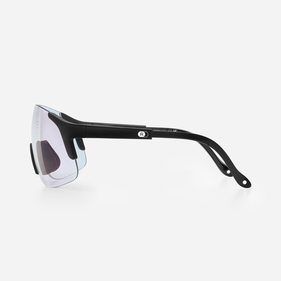 Alba Optics Jumbo Black / VZUM™ F-Lens Fire Photochromic side