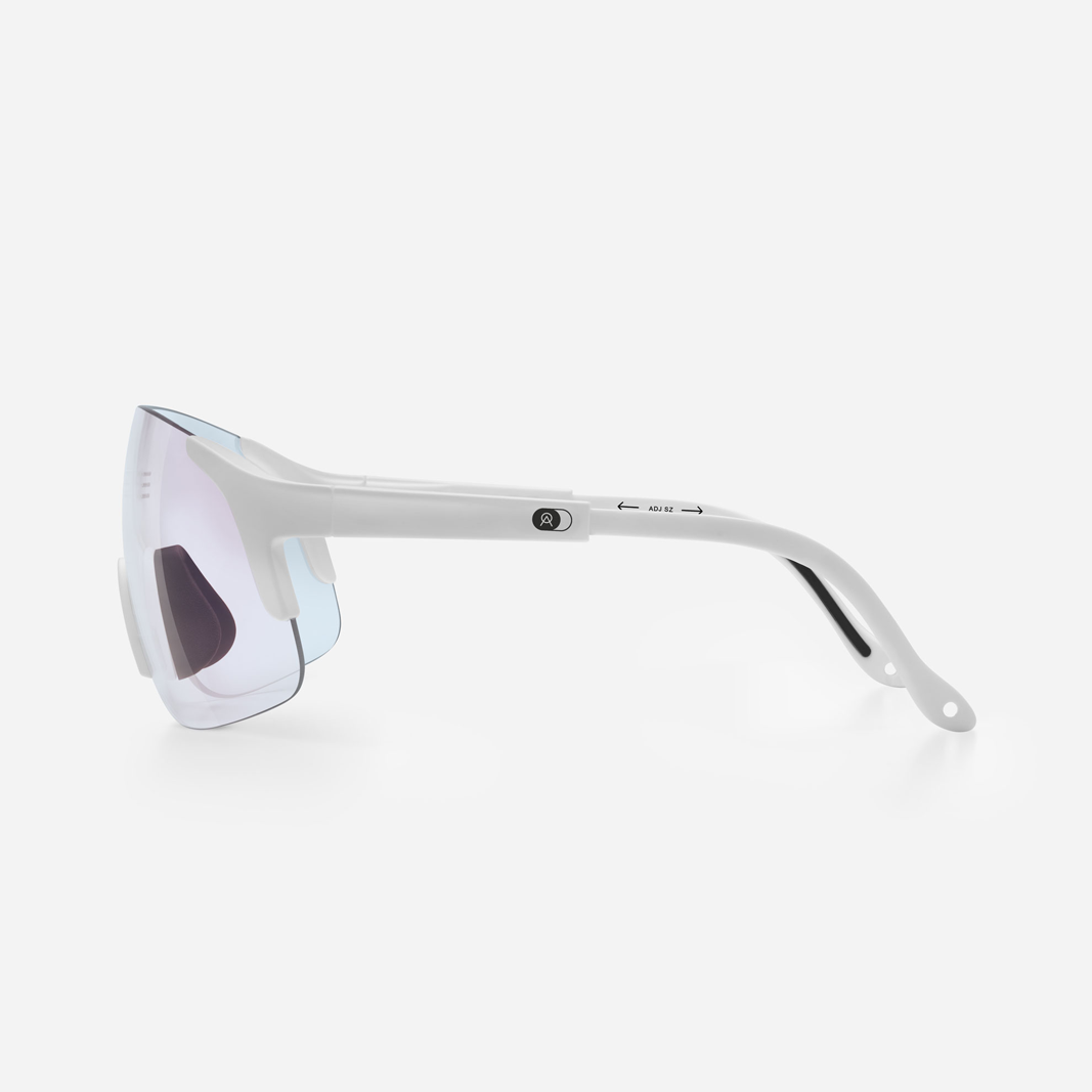 Alba Optics Jumbo White / VZUM™ F-Lens Fire Photochromic side