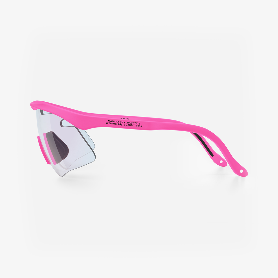 Alba Optics Mantra Fucsia / VZUM™ F-Lens Fire Photochromic side