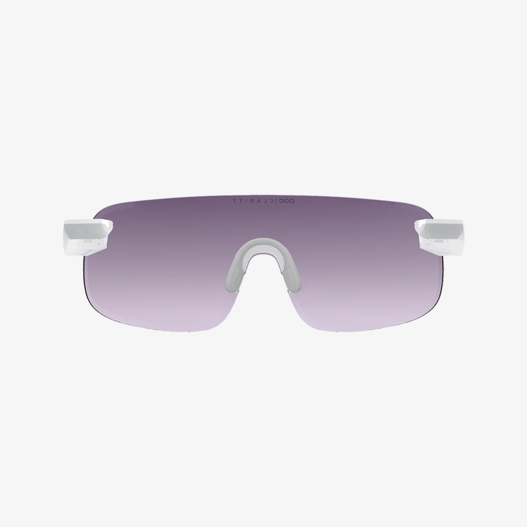 POC Elicit Hydrogen White / Clarity Violet Silver Mirror Rückansicht