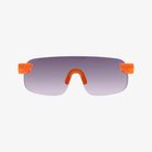 POC Elicit Fluorescent Orange Translucent / Clarity Road Gold Mirror / Cat.2 Rückansicht