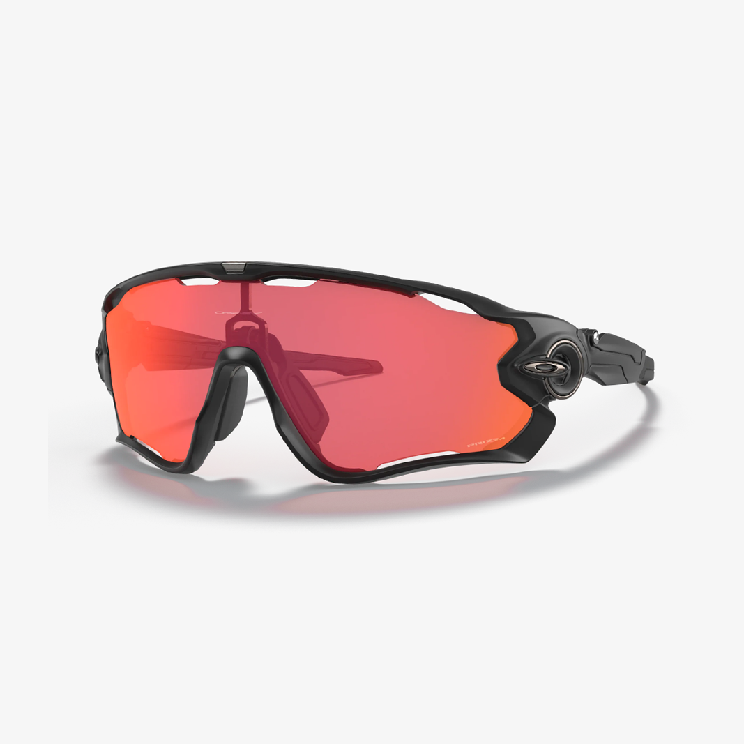 Oakley Jawbreaker / Black Matte Prizm Trail Torch 45° Ansicht