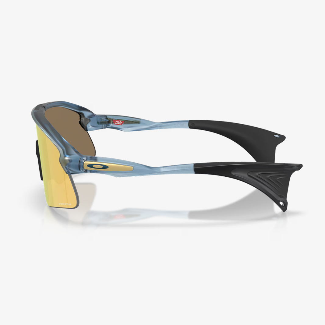 Oakley Stunt Devil / Matte Transparent Abyss Prizm 24K side