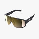 POC Aspire Uranium Black / Clarity Road Gold Mirror / Cat.2 45° Ansicht