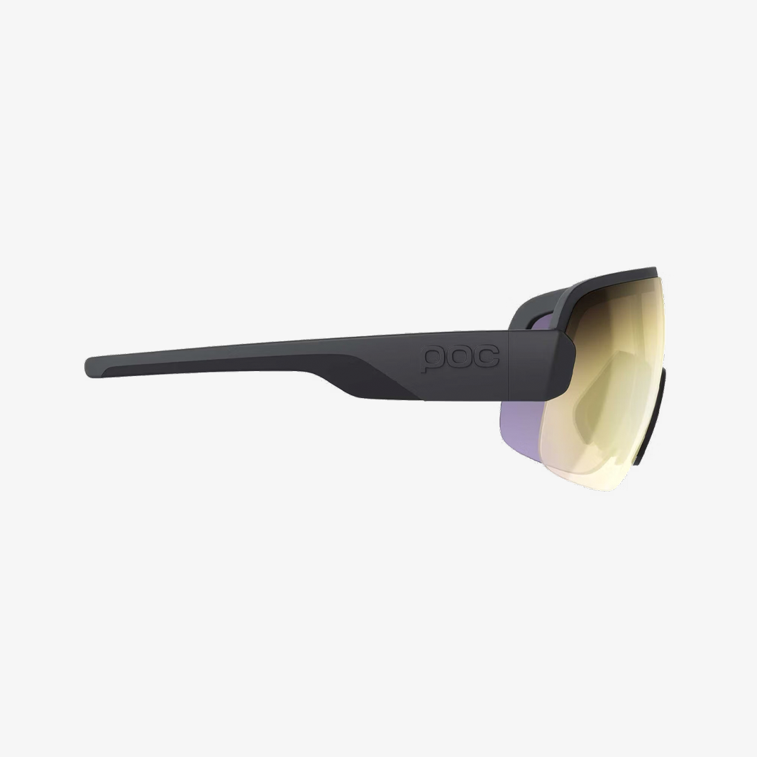 POC Aim Uranium Black / Clarity Road Partly Sunny Gold Mirror side