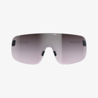 POC Elicit + Uranium Black / Clarity Road Sunny Silver Mirror face