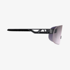 POC Elicit + Uranium Black / Clarity Road Sunny Silver Mirror side