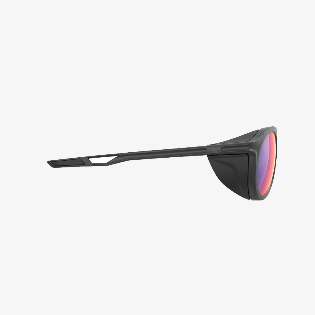 Rudy Project Voyager / Black Matte Polar 3FX HDR Multilaser Red side