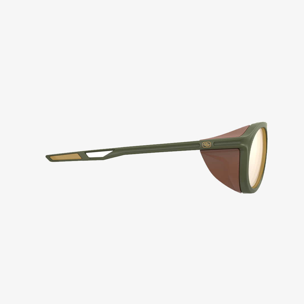 Rudy Project Voyager / Olive Matte ImpactX Photochromic Laser Summit side