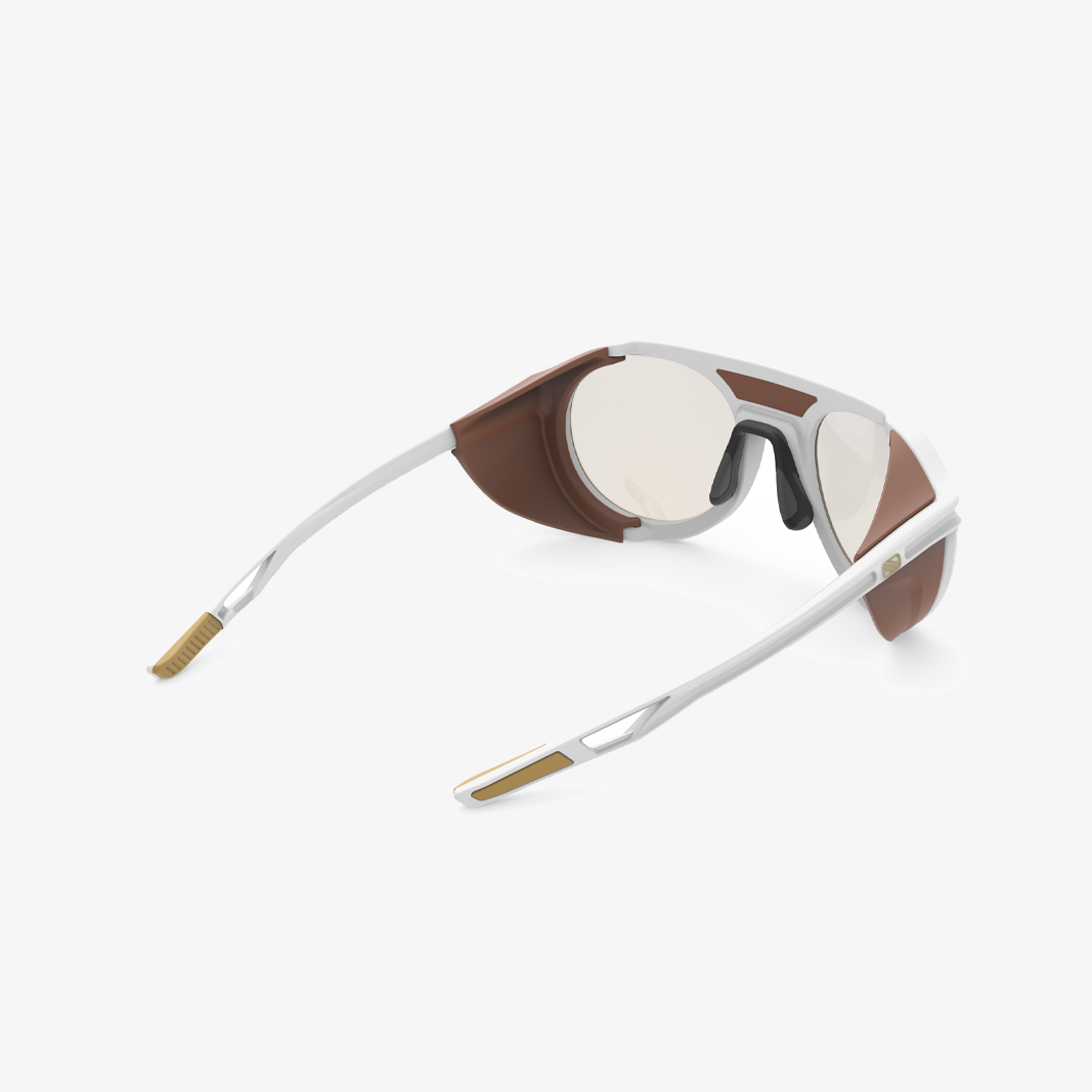 Rudy Project Voyager / White Gloss ImpactX Photochromic Laser Summit back