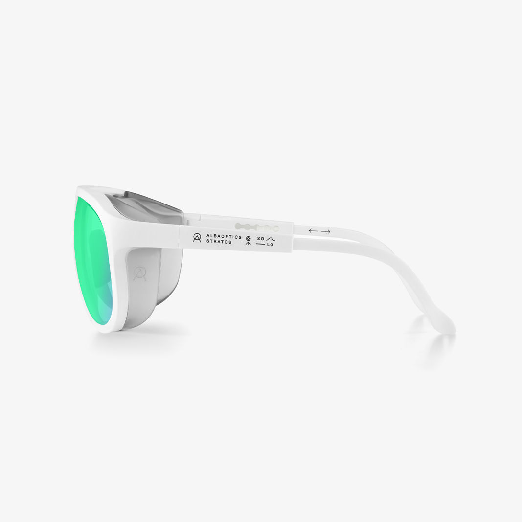 Alba Optics Solo White / VZUM™ F-Lens BTL Photochromic Seitenansicht