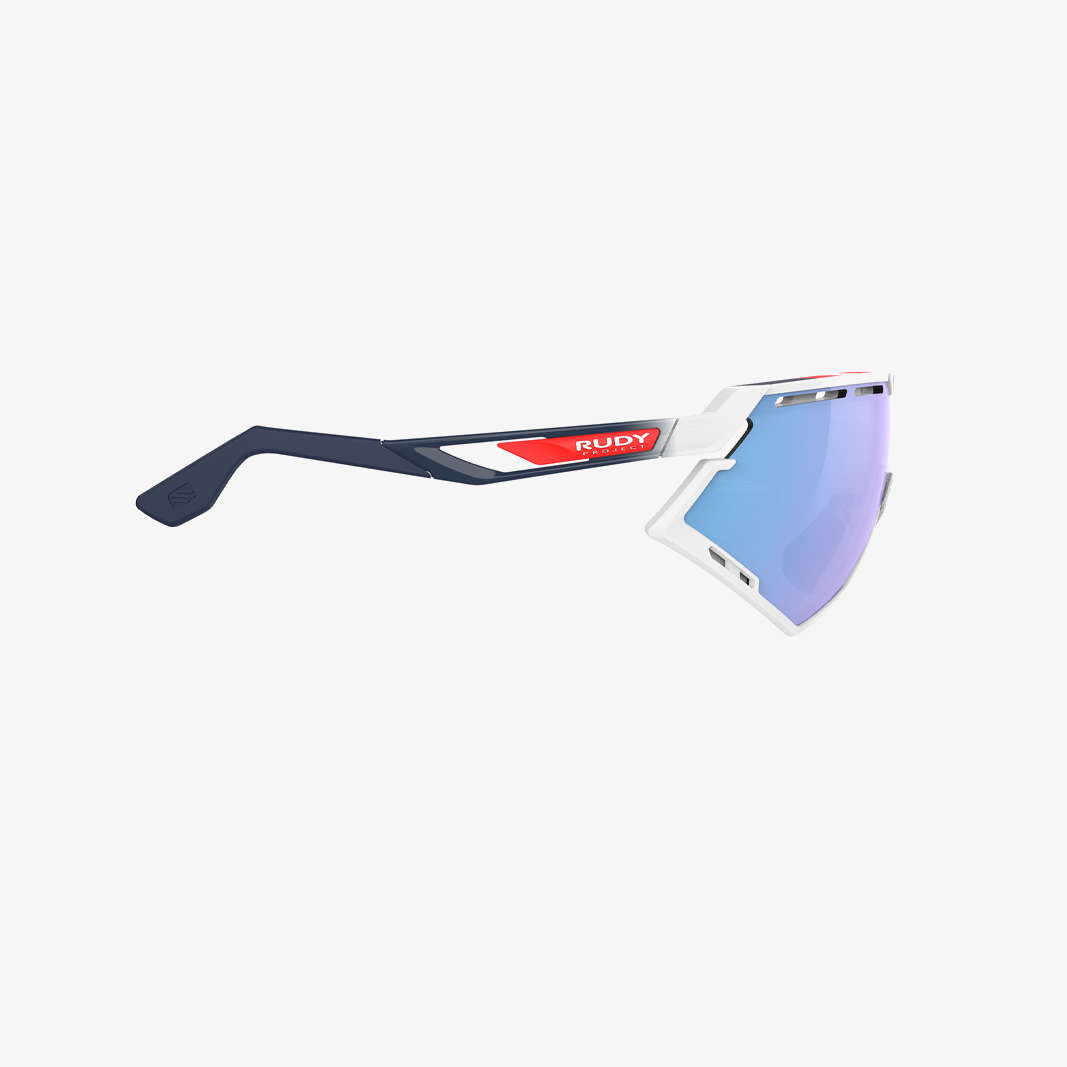 Defender / White Gloss / Fade Blue Multilaser Ice seite