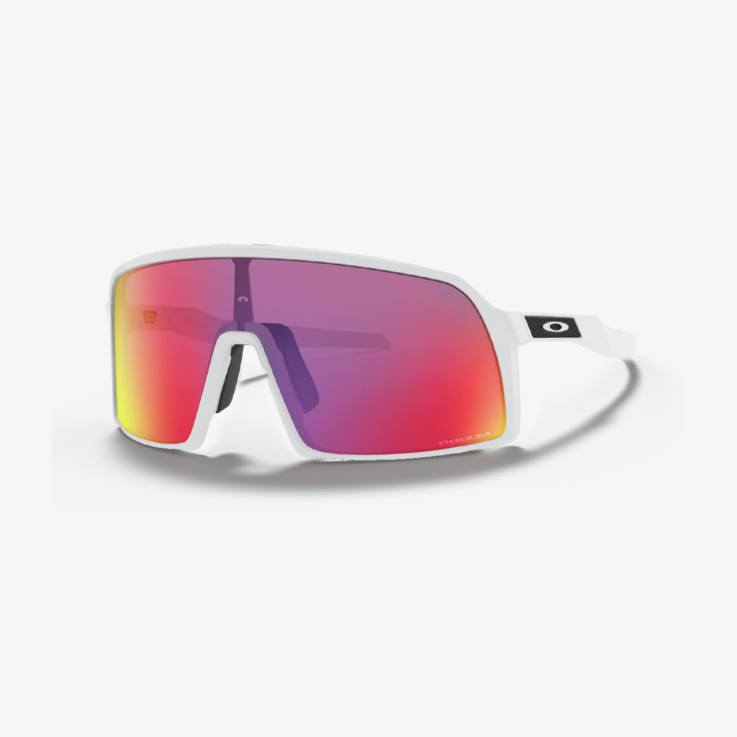 Oakley Sutro S / White Matte Prizm Road 45° Ansicht