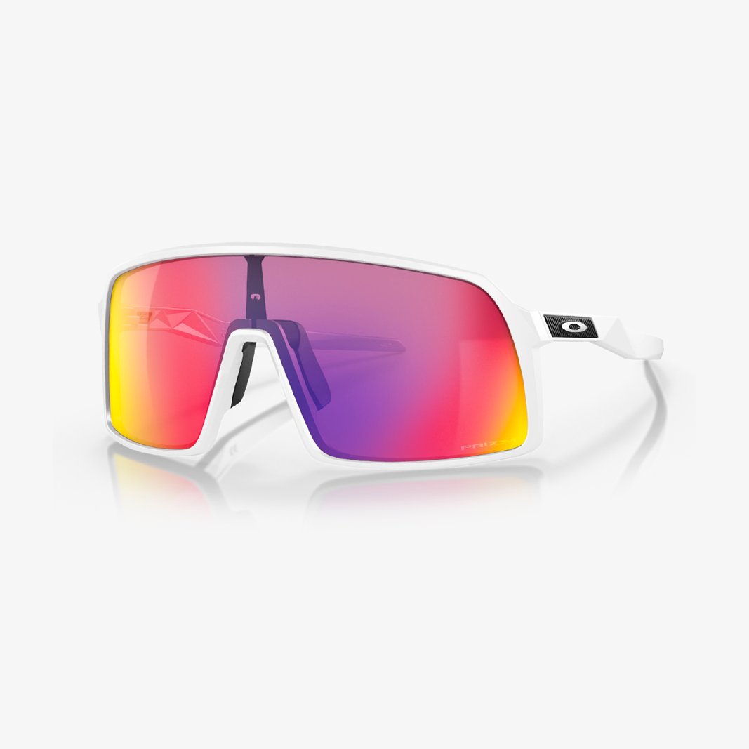 Oakley Sutro / White Matte Prizm Road 45 Ansicht