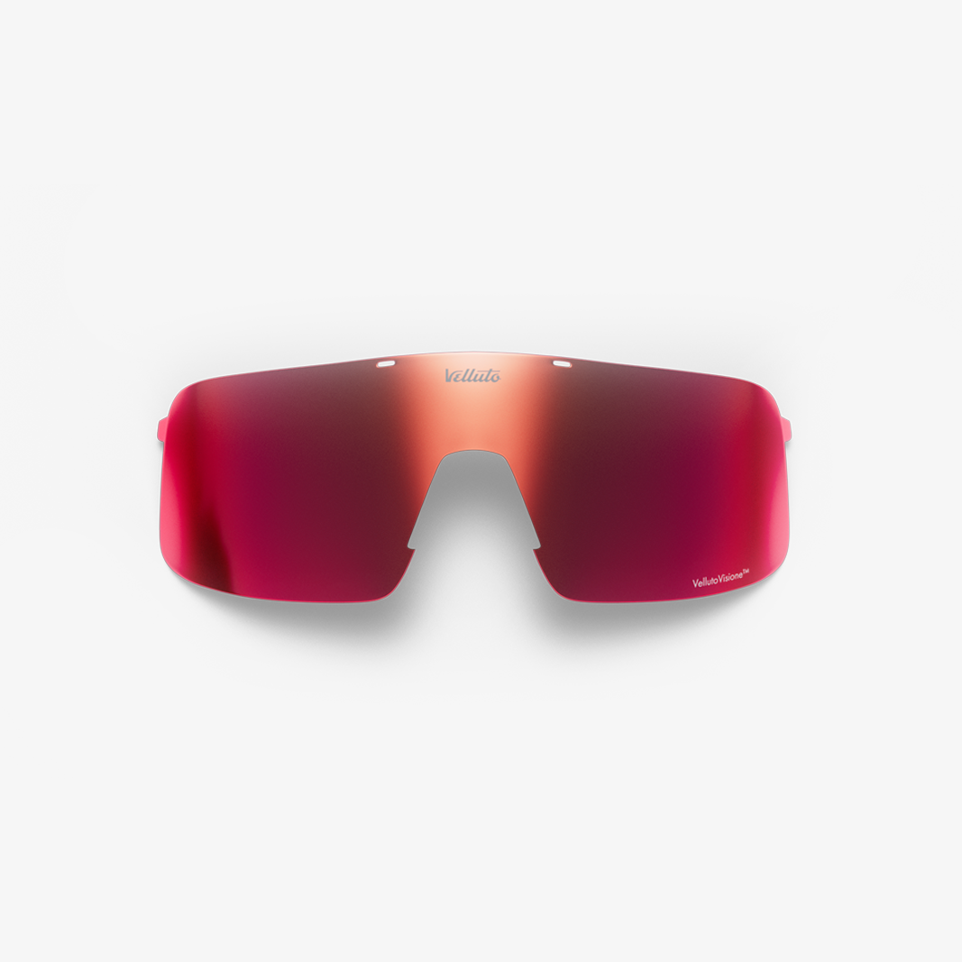 VellutoVisione™ Wechselglas rot Verspiegelt