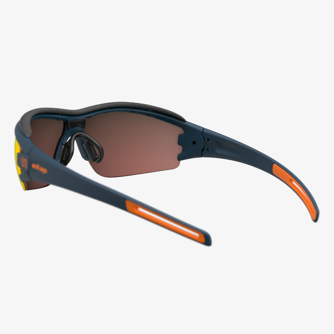 evil eye Trace Pro / Dark Blue Matt LST Active Red Mirror Rückansicht