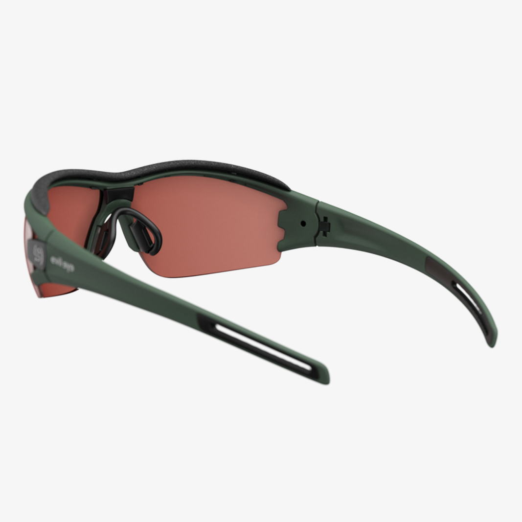 evil eye Trace Pro / Dark Green Matt LST Active Silver Mirror / Rückansicht