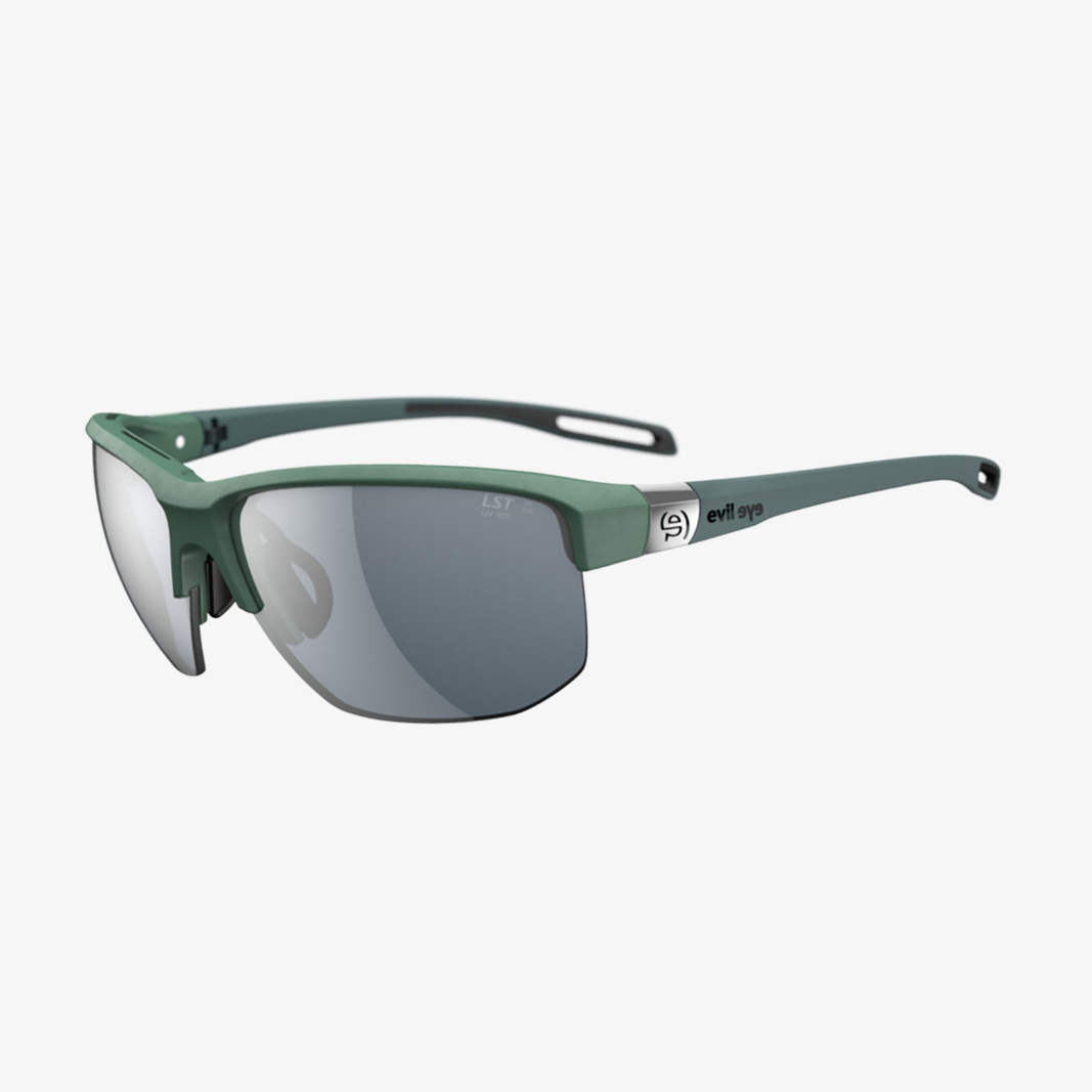 evil eye Elate.T / Raw Green Matt LST Grey Silver Mirror side
