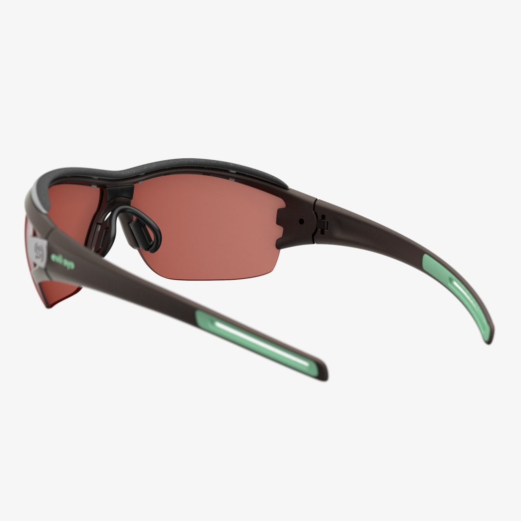 evil eye Trace NG Pro / Dark Brown Metallic LST Active Silver Mirror Rückansicht