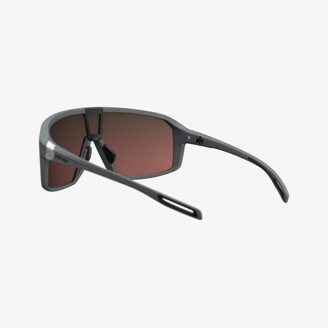 evil eye Roadsense / Dark Grey Matt LST Active Red Mirror Rückansicht