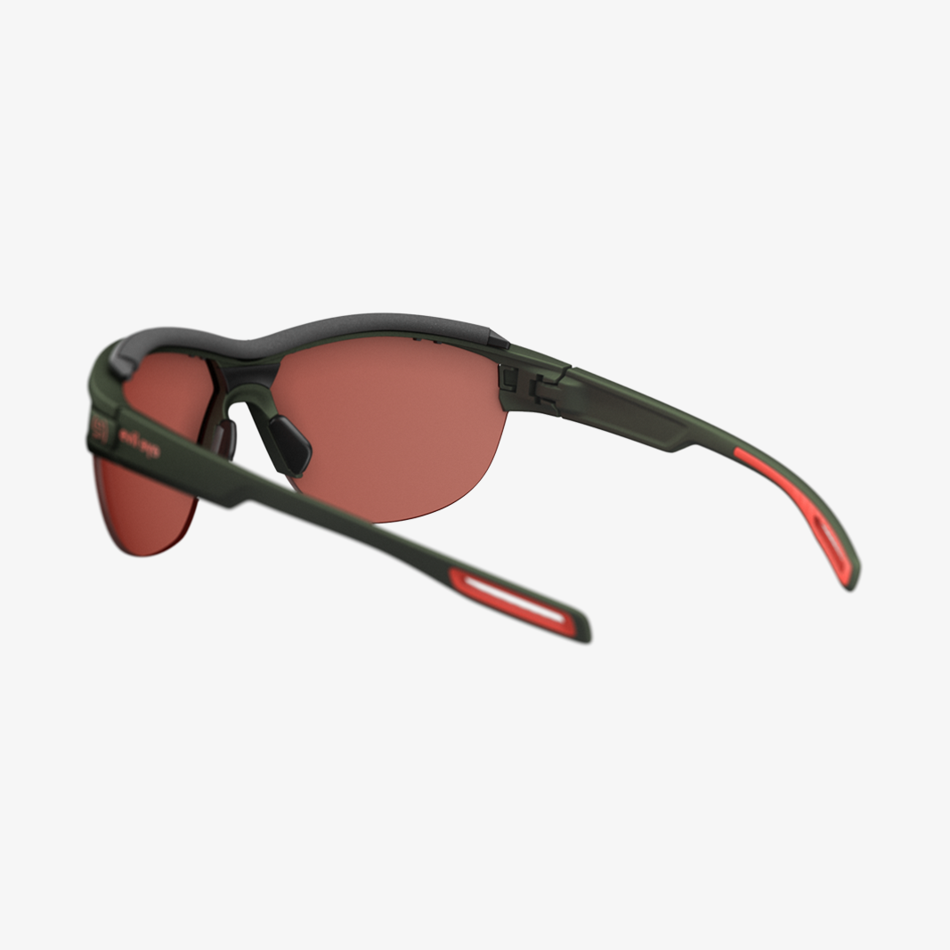 evil eye Pathline.f Pro / Dark Green Metallic LST Active Silver Mirror