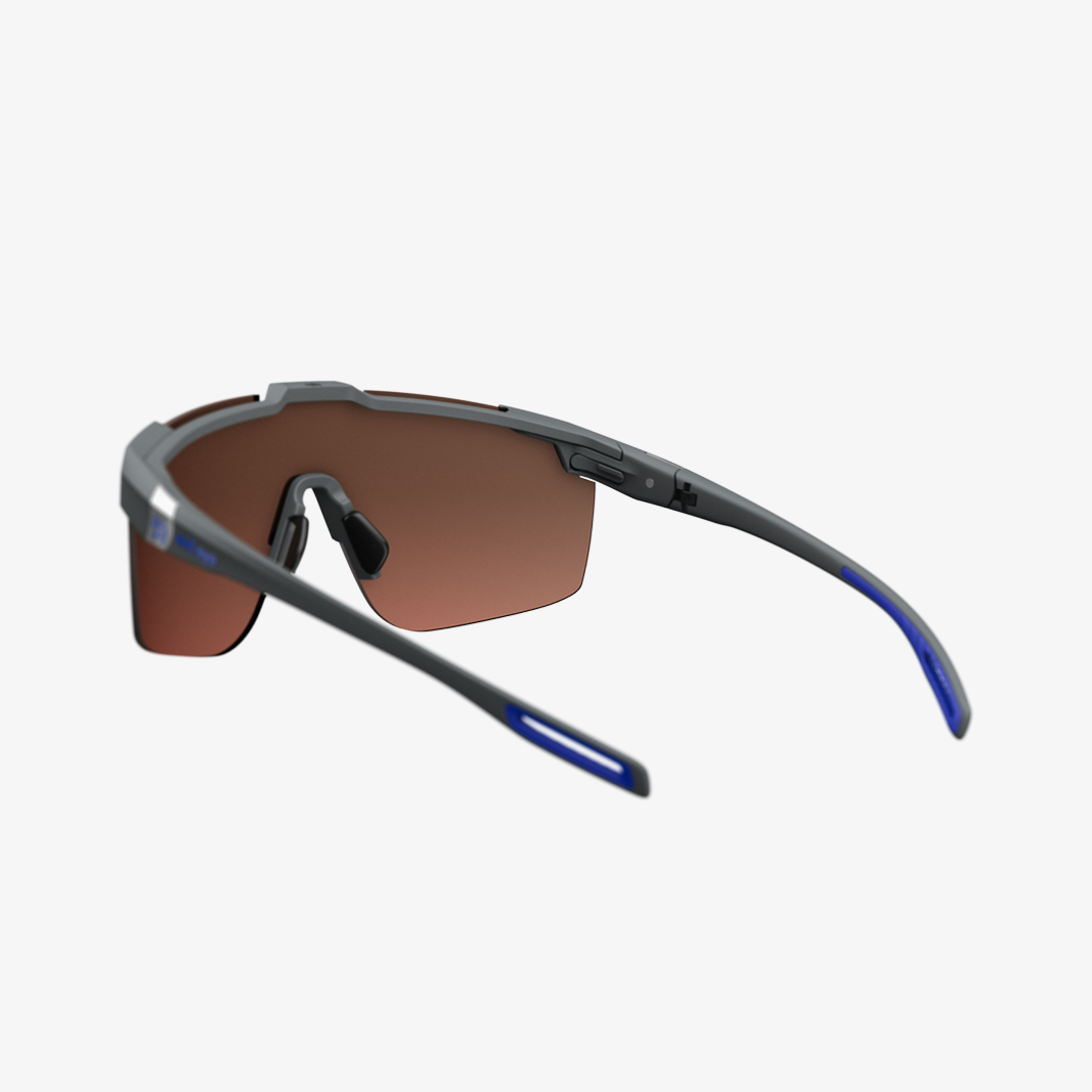 evil eye Speedsense 2 / Dark Grey Matt LST Active Blue Mirror back