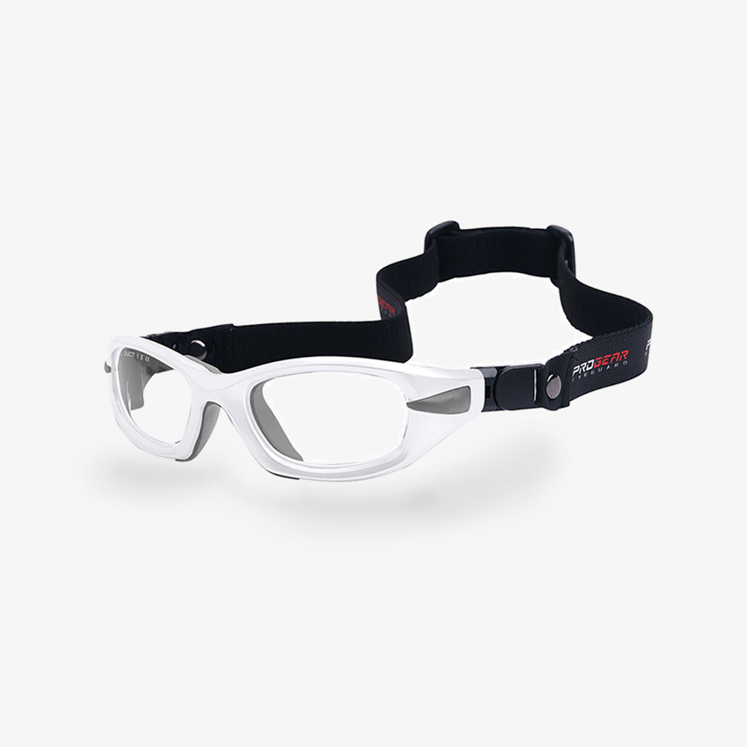 Progear Eyeguard / White Matt / Band Version / Größe XL